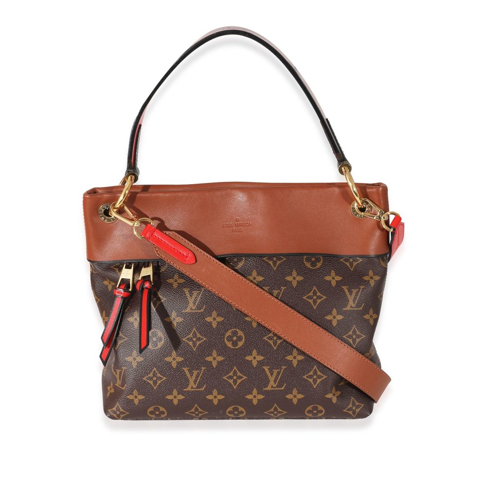 Louis Vuitton Monogram Canvas Caramel Rouge Tuileries Besace Bag